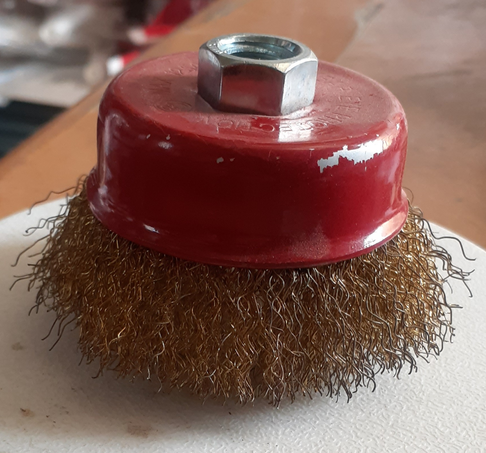 فرچه سیمی کاسه ای سایز ۷.۵ (افشان )
