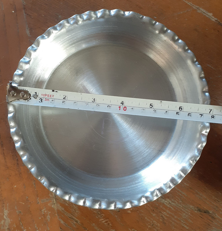 سینی روحی لبه کنگره ( قطر ۱۷ سانت )