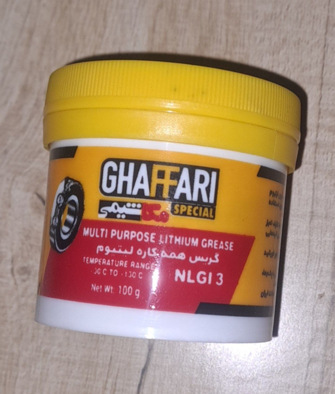 گریس نسوز ۱۰۰ گرمی غفاری