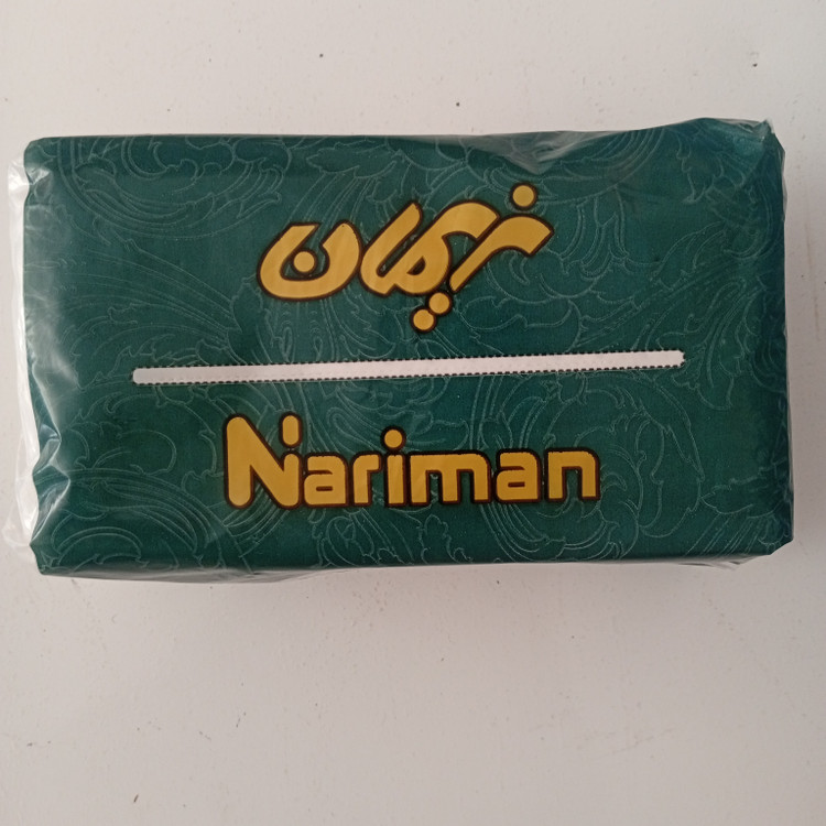 دستمال کاغذی نریمان 100 برگ دولایه