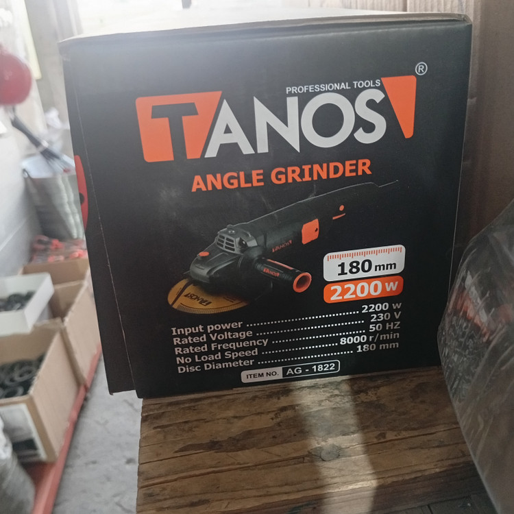 فرز آهنگری ۲۲۰۰ وات 180 میلیمتر تانوس مدل AG-1822