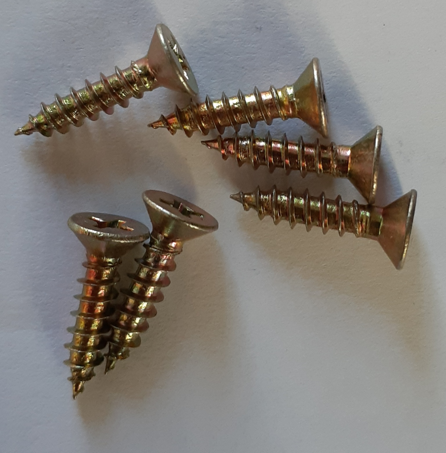 پیچ چوب چهارسو زرد ۱۳ میلیمتر ( ۱۳×۳.۵)